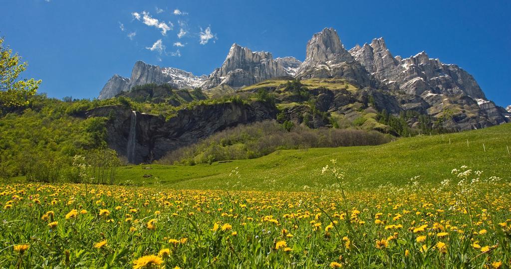 Le Bristol Leukerbad Kültér fotó